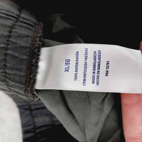 Splendid Women's Olive Camoflage Sweatpants Drawstring Jogger P5755 - Picture 8 of 9